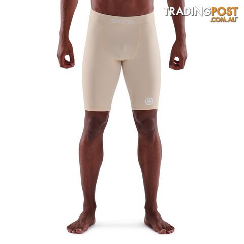 Skins Series-1 Mens Half Tights - Neutral - SKINS