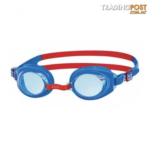 Zoggs Ripper Junior Blue Swim Goggles-Blue/Red/Tint - ZOGGS - 749266135421