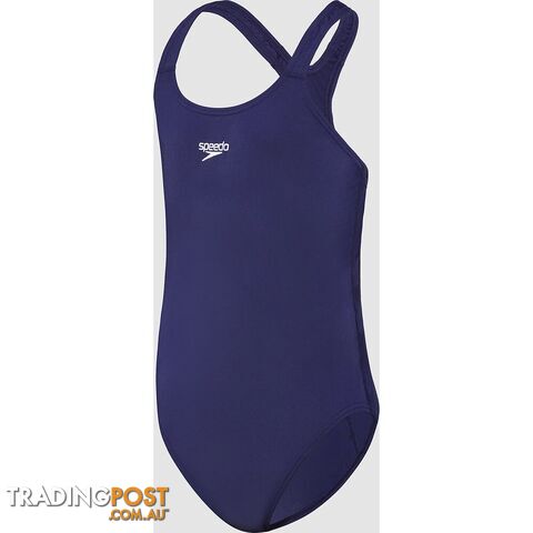 Speedo Girls Endurance + Medalist Swimsuit - Speedo Navy - SPEEDO