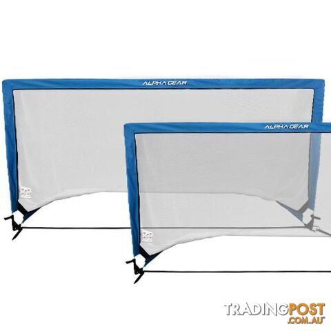 Alpha Gear Square 2 x 1 Meter Pop Up Goals - 2 in one carry bag - ALPHA GEAR -...