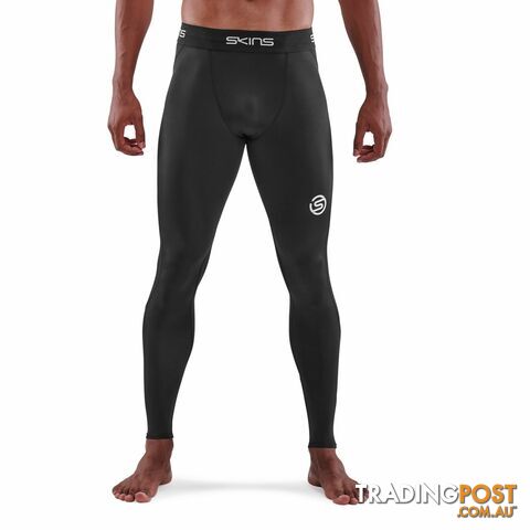 Skins Series-1 Mens Long Tights - Black - SKINS - 5056411801991