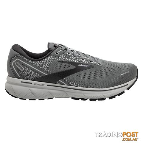 Brooks Mens Ghost 14 D Running Shoe - Grey - BROOKS - 190340950278