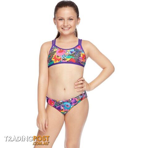 Speedo Girls Double Crossback Crop Set - SPEEDO - 9353746244445