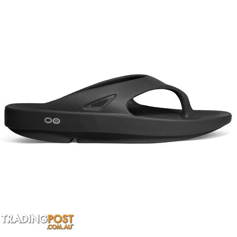 Oofos Unisex Ooriginal Thong -Black - OOFOS - 848282002080