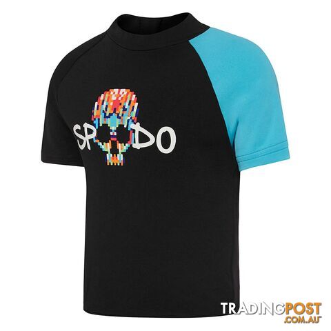 Speedo Junior Boys Cranium Short Sleeve Sun Top - SPEEDO - 9348729588760