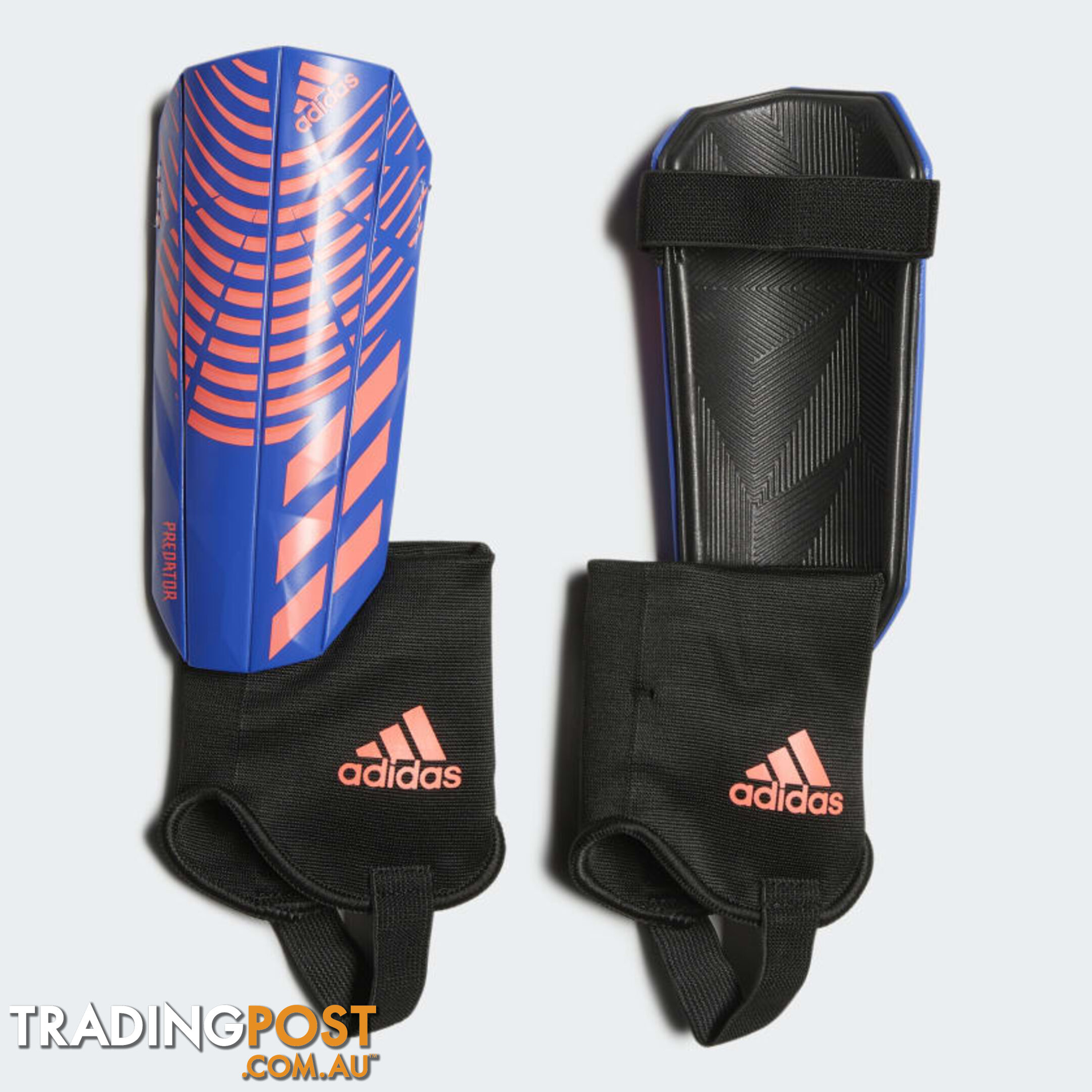 Adidas Predator Junior Match Shinguard - Hi-Res Blue/Turbo - ADIDAS