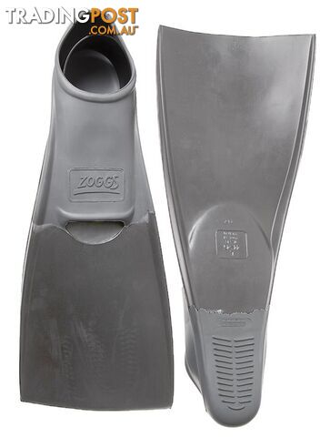 Zoggs Long Blade Size 13-14 Rubber Training Fin - ZOGGS - 749266016775