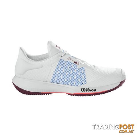 Wilson Womens Kaos Swift Tennis Shoe - Wh/Chambray/Fig - WILSON