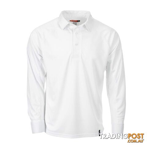 Gray-Nicolls Select Long Sleeve Mens Shirt - White lSize M - GRAYNICOLLS