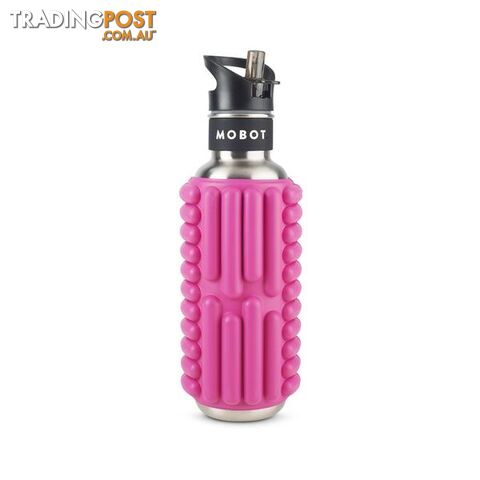 Mobot Grace 700ml Foam Roller Water Bottle - Candy Pink - MOBOT