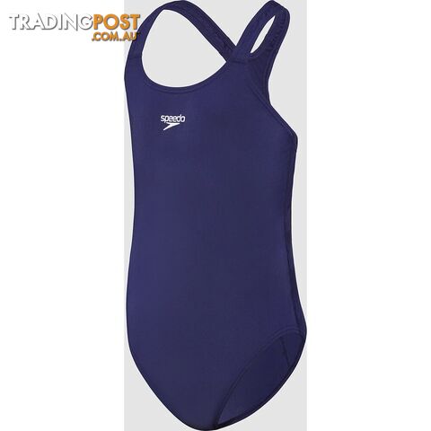 Speedo Girls Endurance + Medalist Swimsuit - Speedo Navy - SPEEDO