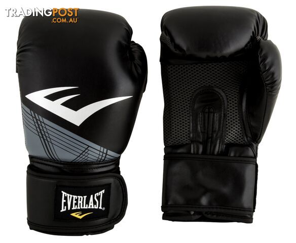 Everlast Pro Style Advance 16oz Training Glove - Black/Silver - EVERLAST - 9320153771512