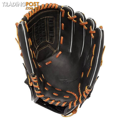 Mizuno Select Nine 12 Inch Baseball RHT Fielders/Pitchers Glove - Black/Tan -...
