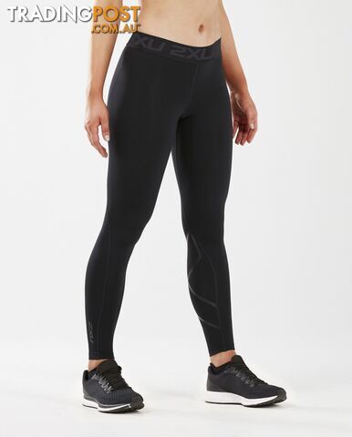 2XU Womens Thermal Compression Tights - Black/Nero - 2XU - 9336340736172