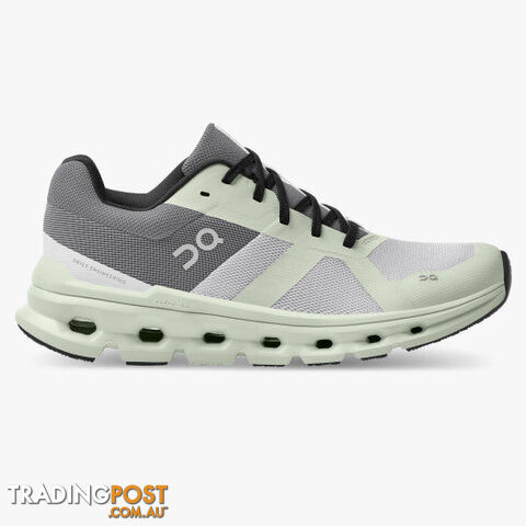 On Cloudrunner Womens Running Shoe - Frost/Aloe - ON