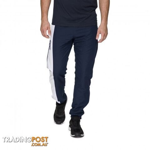Canterbury Mens Tapered Stripe Cuffed Trackpant - Navy - CANTERBURY