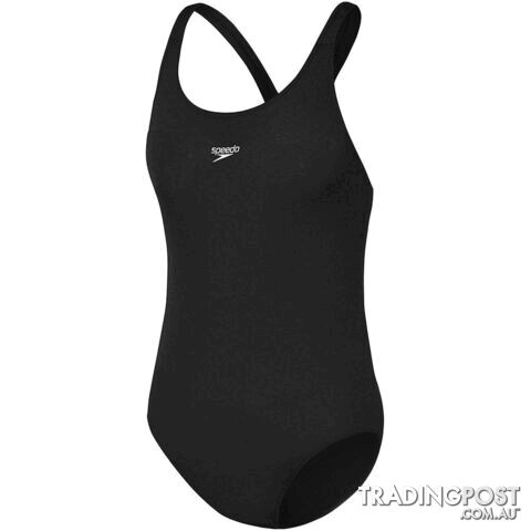 Speedo Junior Girls Endurance Medalist One Piece Swimsuit - Black - SPEEDO -...