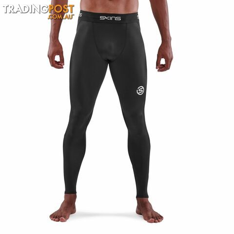 Skins Series-1 Mens Long Tights - Black - SKINS - 5056411801984