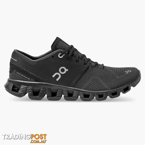 ON Cloud X Womens Training Shoe - Black/Asphalt - ON - 7630040567947
