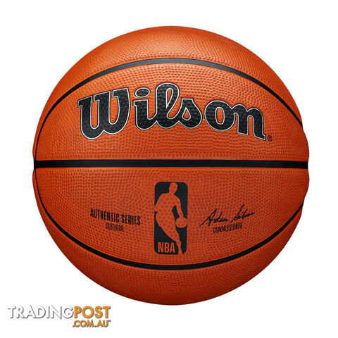 Wilson NBA Authentic Series Outdoor Game Basketball - Orange - WILSON