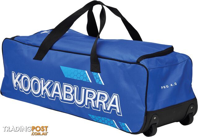 Kookaburra Pro 4.0 Wheelie Cricket Bag - Blue - KOOKABURRA