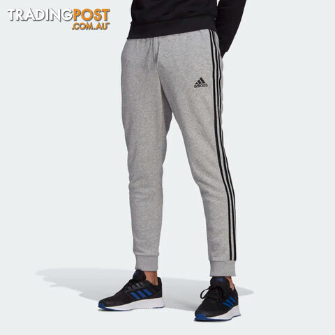 Adidas Mens Essentials Tapered Cuff 3 Stripes Pants - ADIDAS