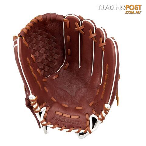 Mizuno Prospect Select 12 Inch RHT Fastpitch Softball Glove - Brick/Dust -...
