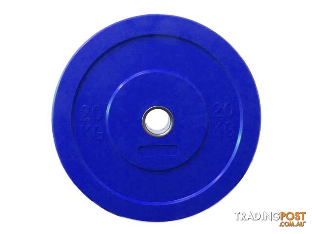HCE Olympic Blue Bumper Weight Plate 20kg - HCE - 2200001545786