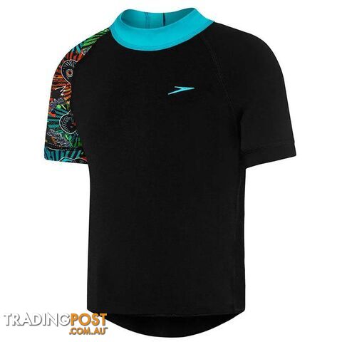 Speedo Junior Boys Monster Trucks Short Sleeve Sun Top - SPEEDO - 9348729588500