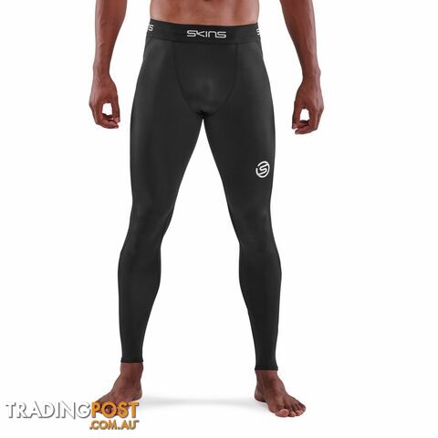 Skins Series-1 Mens Long Tights - Black - SKINS - 5056411802028