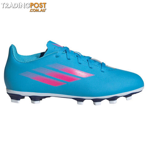 Adidas X Speedflow.4 FXG Kids Footy Boot - Blue - ADIDAS