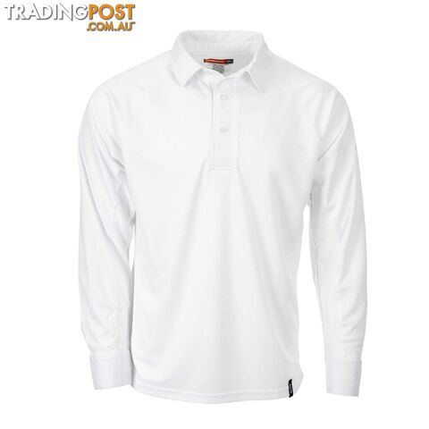 Gray-Nicolls Select Long Sleeve Mens Shirt - White lSize L - GRAYNICOLLS