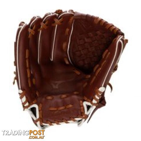 Mizuno Prospect Select 12.5 Inch LHT Fastpitch Softball Glove - Brick/Dust -...