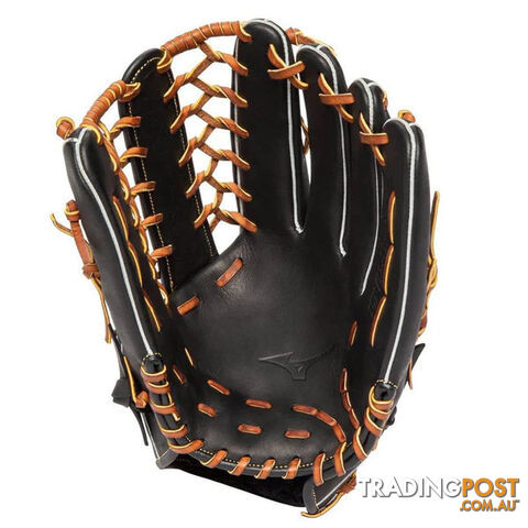 Mizuno Select Nine 12.5 Inch Baseball RHT Fielders Glove - Black/Tan - MIZUNO -...