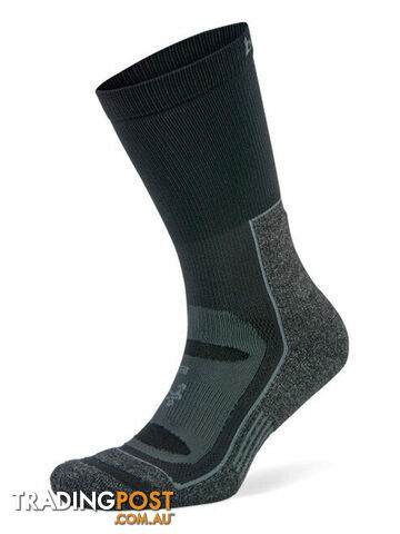 Balega Blister Resist Crew Sock - Grey/Black - BALEGA - photo 1 of 1