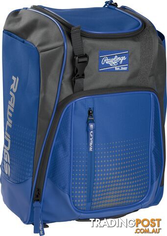 Rawlings Franchise Players Baseball/Softball Backpack - Royal Blue - RAWLINGS