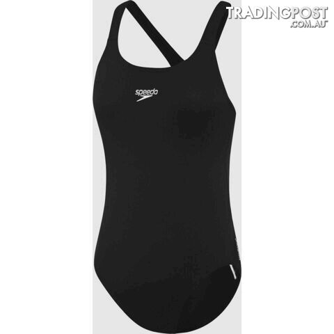 Speedo Girls Endurance + Medalist Swimsuit - Black - SPEEDO