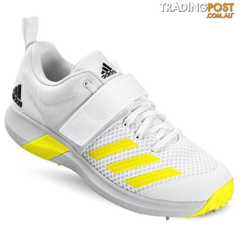 Adidas Adipower Vector Senior Cricket Shoe - White lSize 14 - ADIDAS