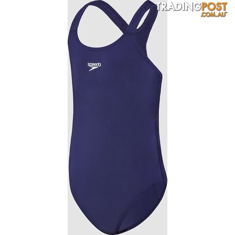 Speedo Girls Endurance + Medalist Swimsuit - Speedo Navy - SPEEDO