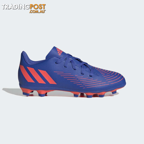 Adidas Predator Edge.4 FXG Kids Footy Boot - Hi-Res Blue/Turbo - ADIDAS