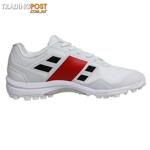 Gray-Nicolls Velocity 3.0 Rubber Adult Cricket Shoes - White lSize 10 - GRAYNICOLLS