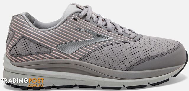 Brooks Womens Addiction Walker 2 (B) Walking Shoe-Shark/Alloy/Oyster - BROOKS -...