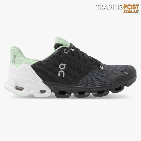 On Cloudflyer Womens Running Shoe - Black/White - ON - 7630040574730
