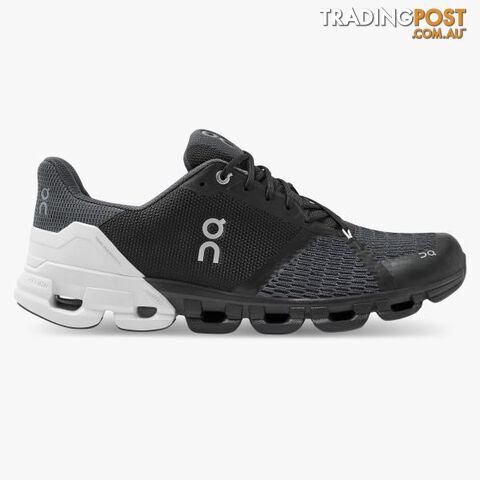 On Cloudflyer Mens Running Shoe - Black/White - ON - 7630040574259