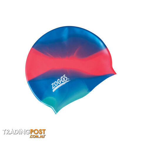 Zoggs Junior Silicone Cap Single Colour-Assorted Colours - ZOGGS