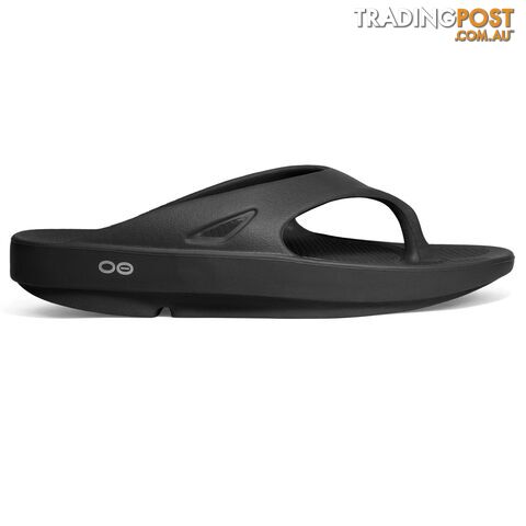 Oofos Unisex Ooriginal Thong -Black - OOFOS - 848282002042