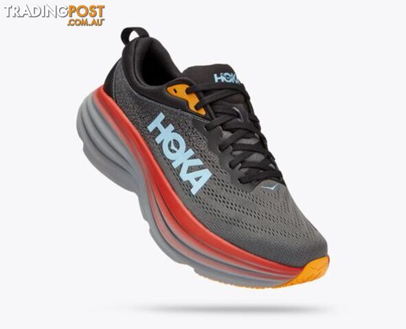 Hoka Bondi 8 Mens Running Shoe - Anthracite/Castlerock - HOKA