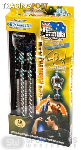 Formula Sports Tony David 80% Tungsten Darts 20g - FORMULA SPORTS - 9337362009411