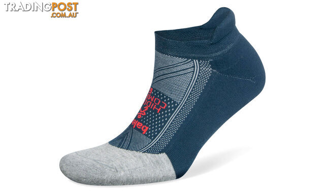 Balega Hidden Comfort Ankle Sock - Midgrey/Legion Blue - BALEGA