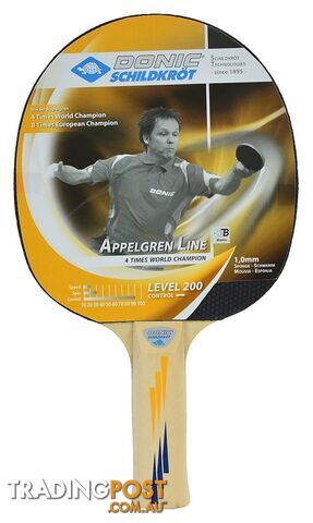 Donic Schildkrot Appelgren 200 Table Tennis Bat - DONIC - 4000885030020